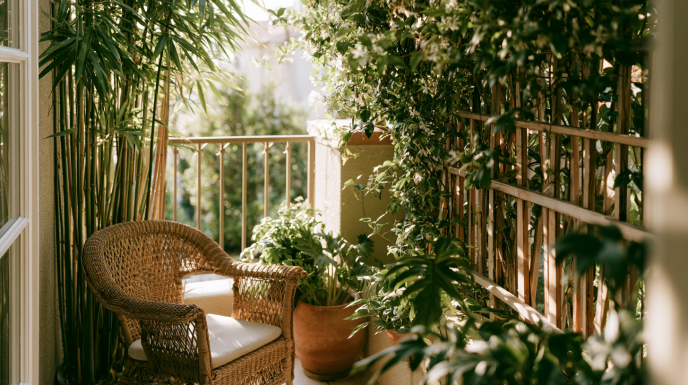 Balcony Privacy Ideas Using Plants and Greenery